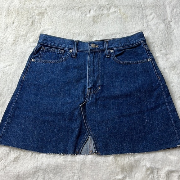 NWT Madewell Size 28 McCaren Cutout Denim Skirt - Picture 6 of 11